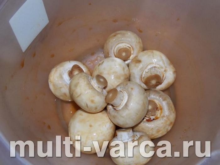 Грибні шашлички на шпажках