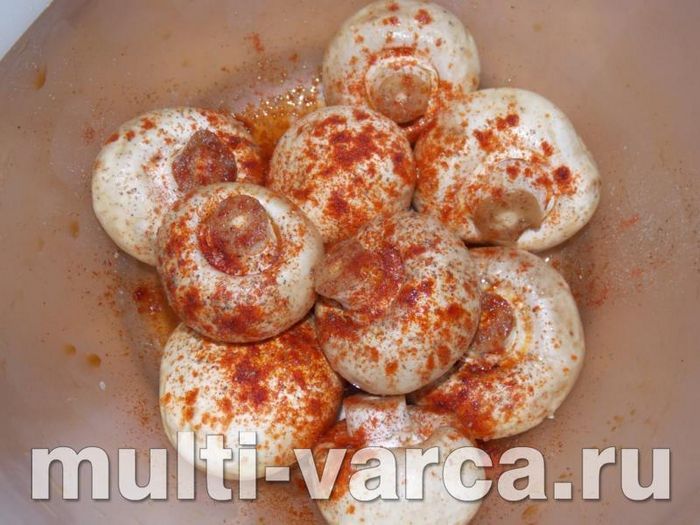 Грибні шашлички на шпажках