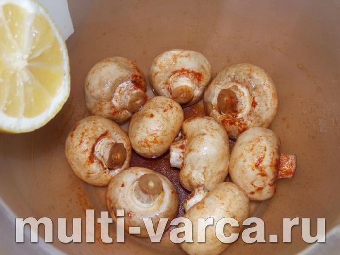 Грибні шашлички на шпажках