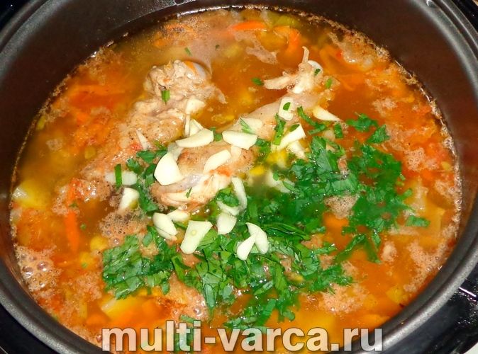 Харчо з курки в мультиварці