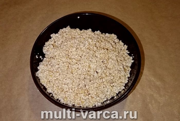 Ячна каша з овочами в мультиварці