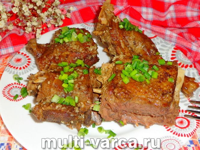 Качка в меду по-пекінськи
