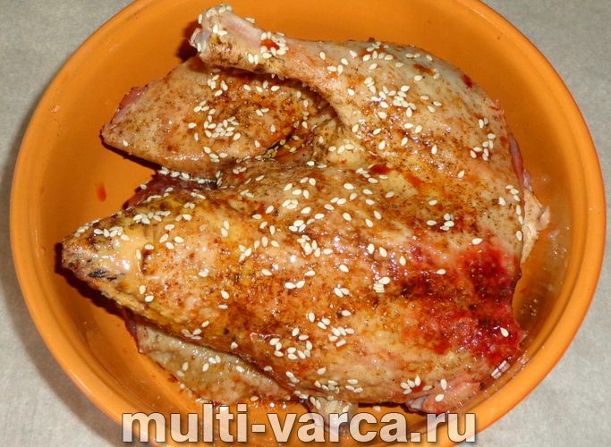 Качка в меду по-пекінськи