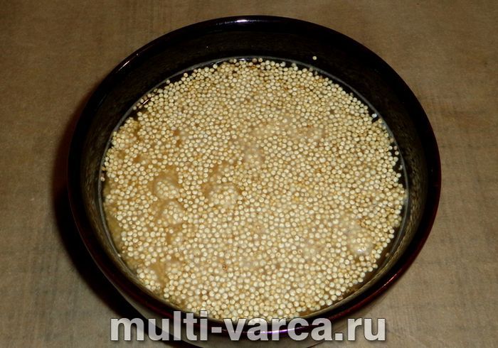 Кіноа з овочами на гарнір у мультиварці