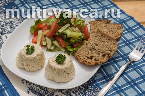 Котлети з курки з капустою на пару