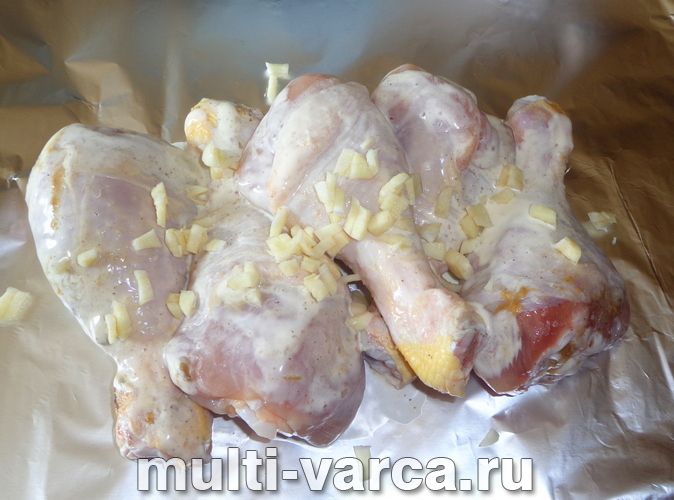 Курячі ніжки у фользі в мультиварці
