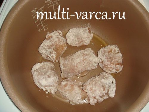 Курячі рулетики з апельсинами в мультиварці