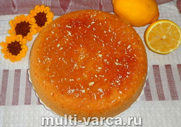Лимонний пиріг у мультиварці