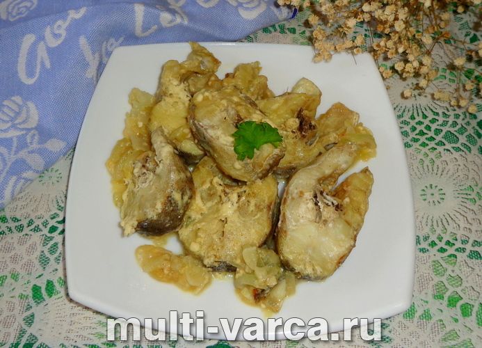 Минтай у майонезі в мультиварці