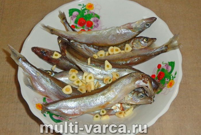 Мойва на пару в мультиварці