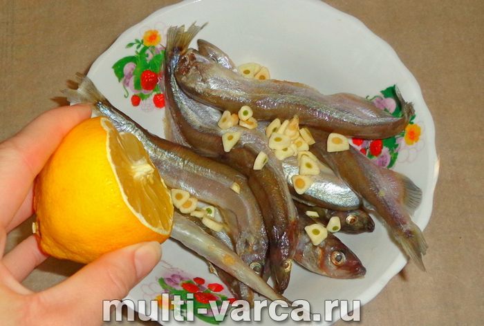 Мойва на пару в мультиварці