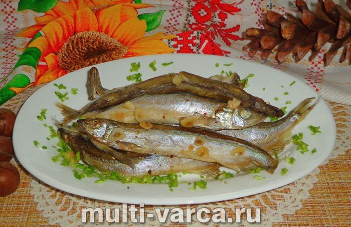 Мойва на пару в мультиварці