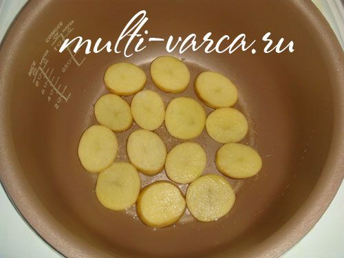 Молода картопля з куркою та овочами в мультиварці