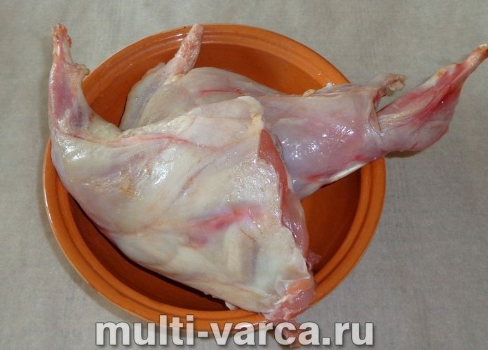 Ніжки кролика в мультиварці