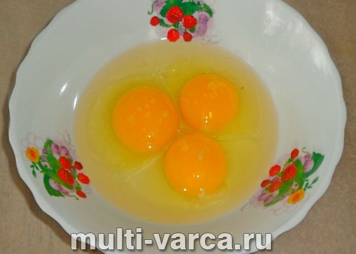 Омлет на пару в мультиварці