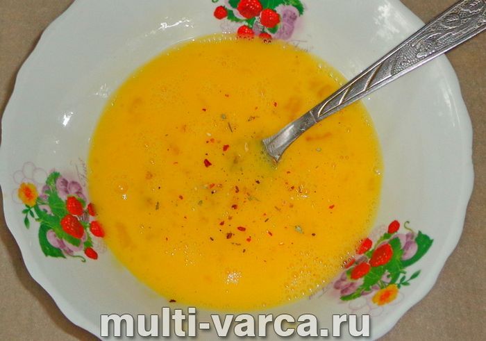 Омлет на пару в мультиварці