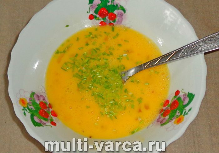 Омлет на пару в мультиварці