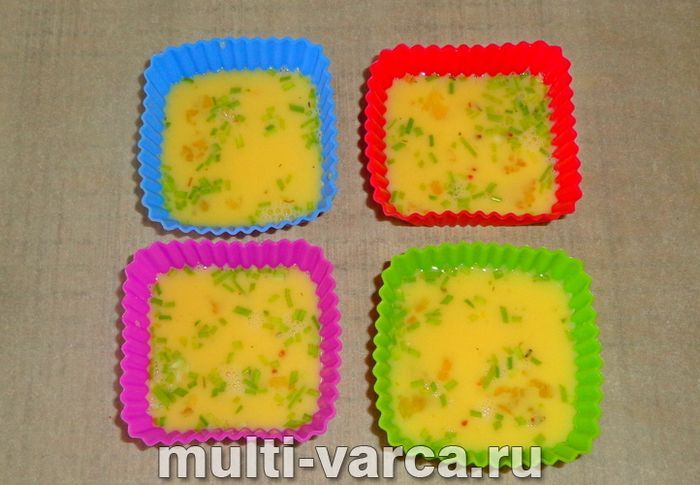 Омлет на пару в мультиварці