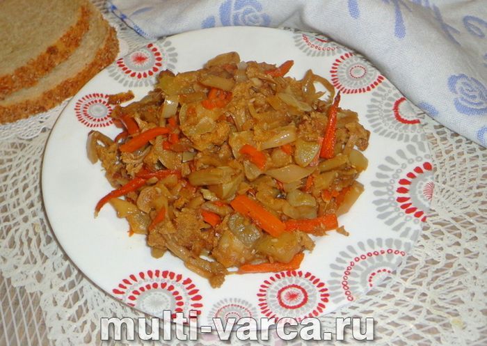 Овочі теріякі в мультиварці