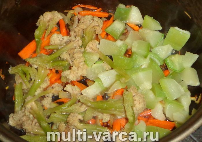 Овочі теріякі в мультиварці