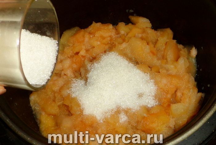 Пюре з яблук у мультиварці