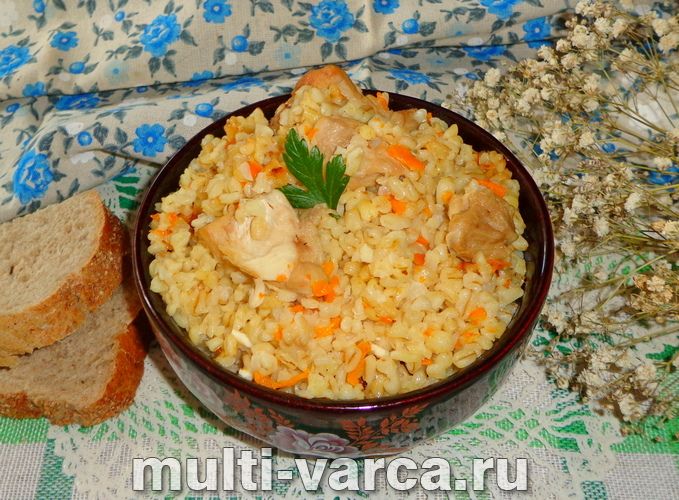 Плов із булгура в мультиварці