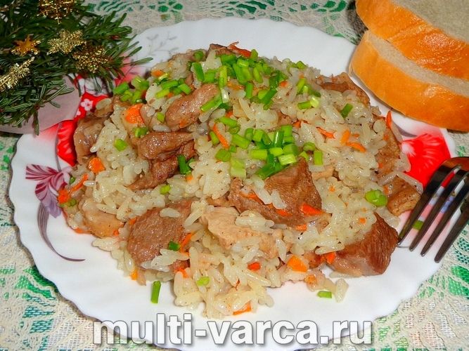 Плов з індички в мультиварці