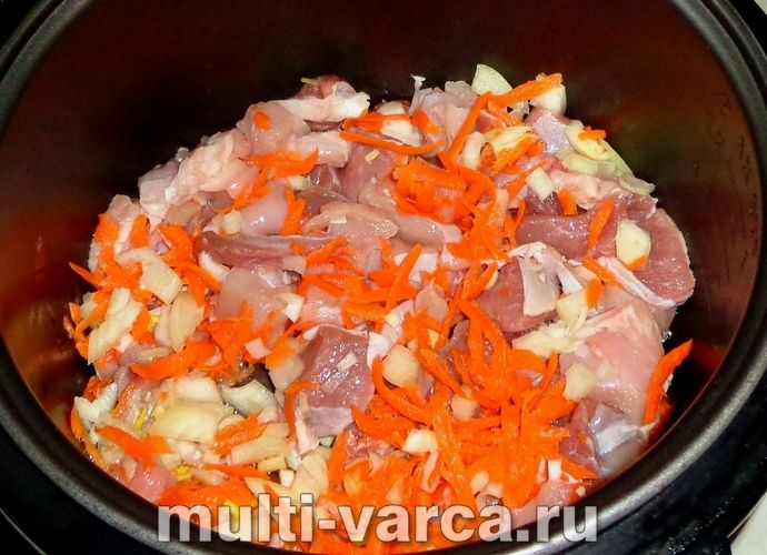 Плов з індички в мультиварці