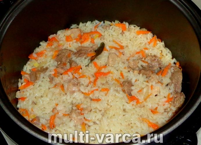 Плов з індички в мультиварці