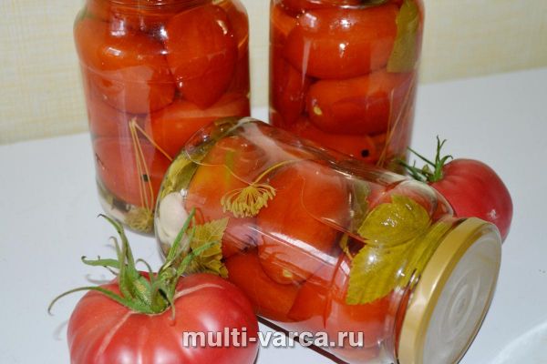 Помідори в солодкому маринаді