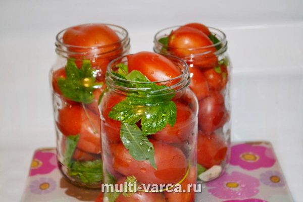 Помідори в солодкому маринаді