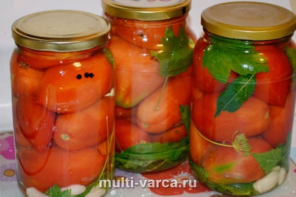 Помідори в солодкому маринаді