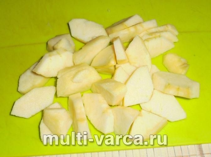 Рисова каша з яблуками в мультиварці