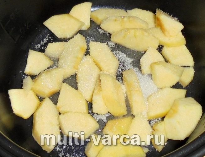 Рисова каша з яблуками в мультиварці