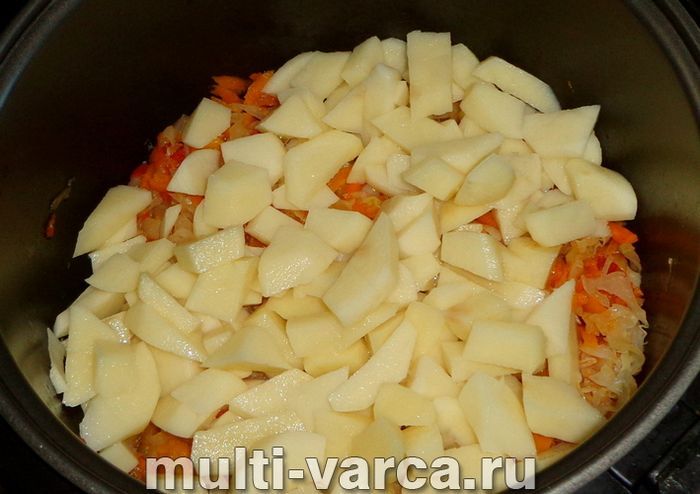 Щи з фрикадельками в мультиварці