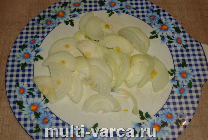 Щука з овочами в мультиварці