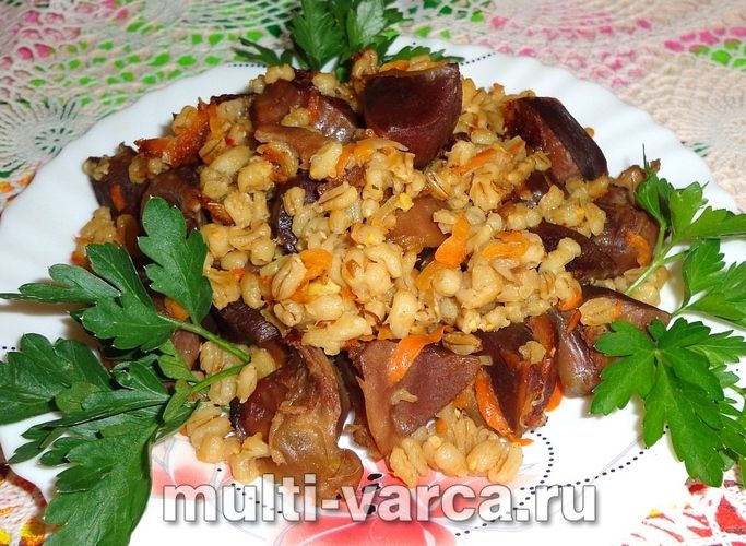 Шлунки з перловкою в мультиварці