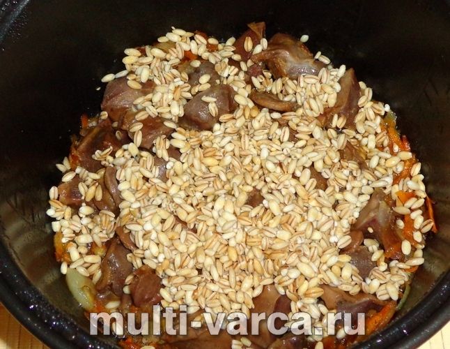 Шлунки з перловкою в мультиварці