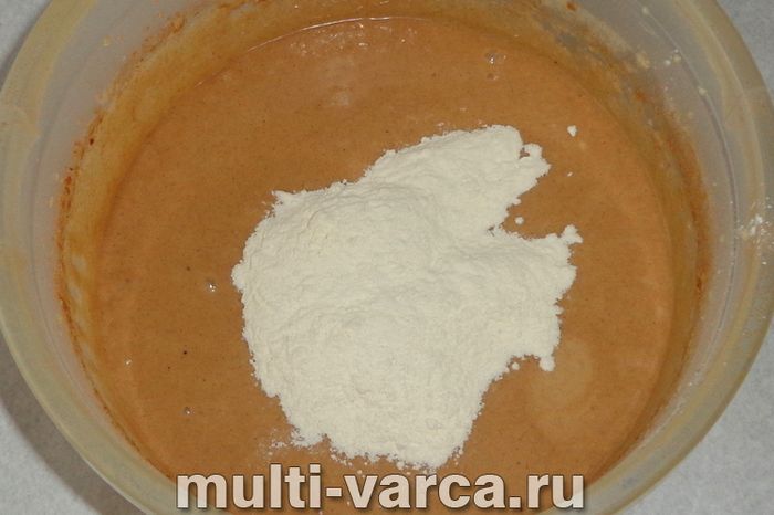 Шоколадний манник у мультиварці