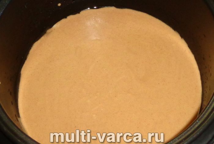 Шоколадний манник у мультиварці