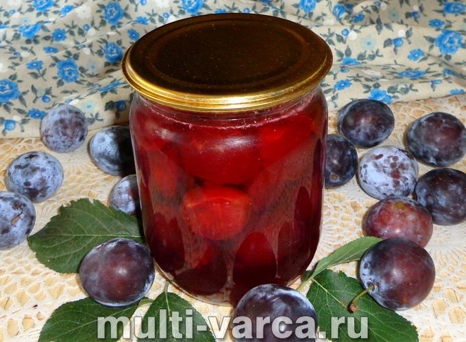Сливи у власному соку на зиму