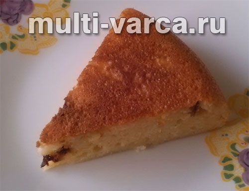 Смачна сирна запіканка із сухофруктами