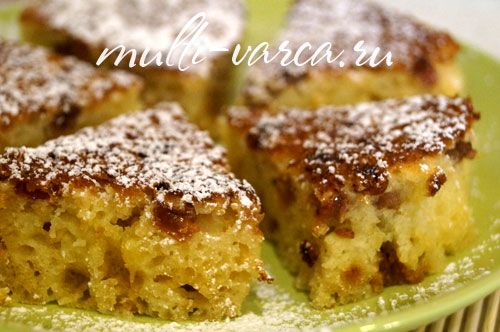 Смачний лимонний пиріг із родзинками в мультиварці
