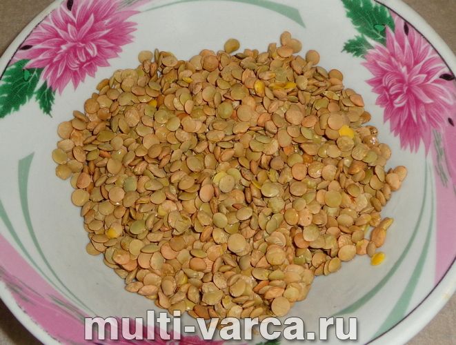 Сочевиця зі свининою в мультиварці