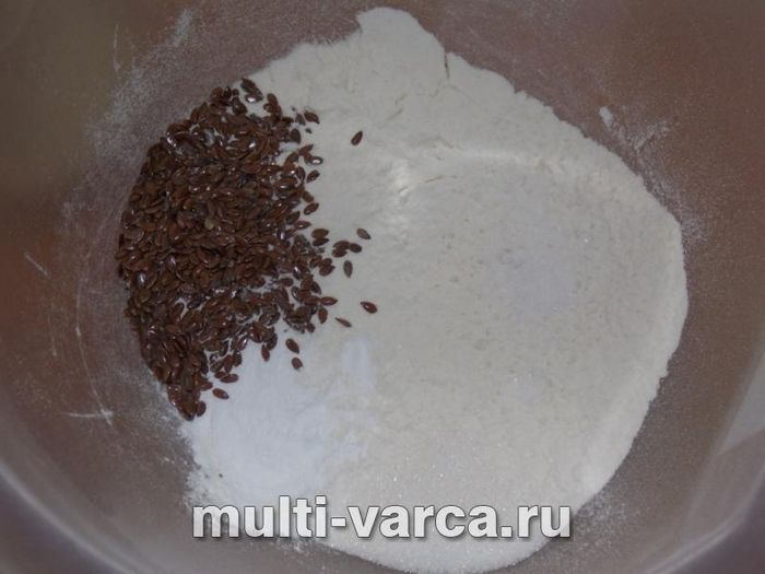 Солоне печиво з насінням льону