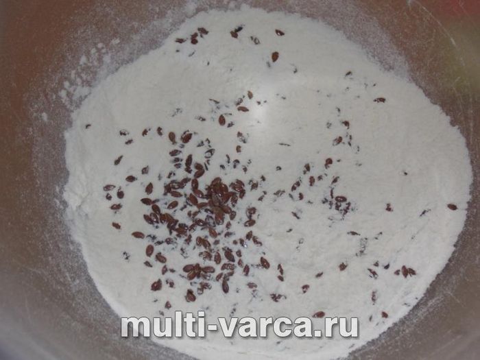 Солоне печиво з насінням льону