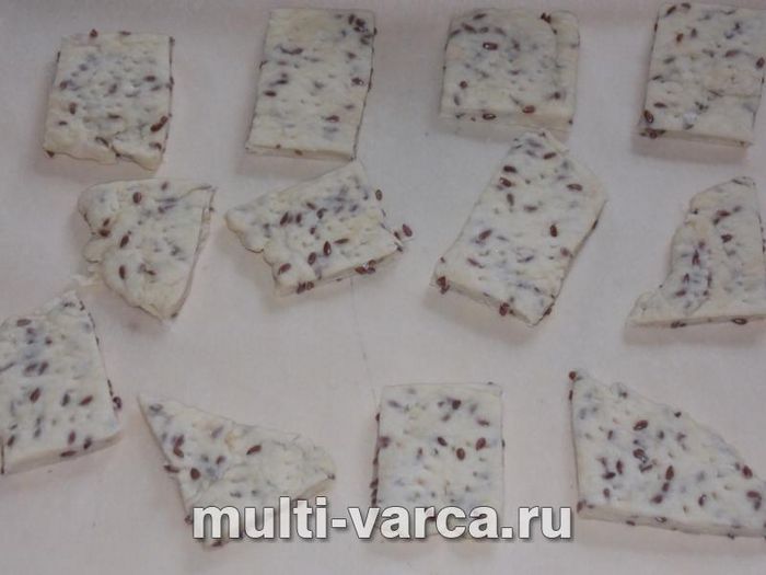 Солоне печиво з насінням льону