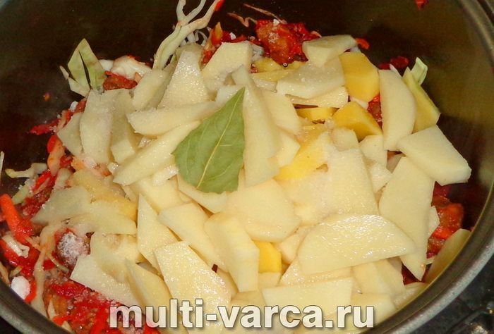 Український борщ у мультиварці