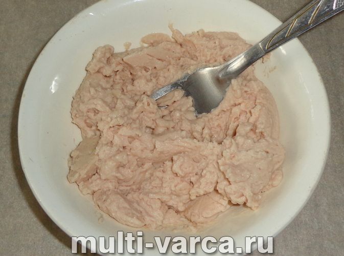 Закуска з печінки тріски "Ялинкові кулі"