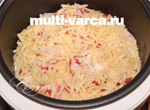 Запіканка з овочів із фаршем